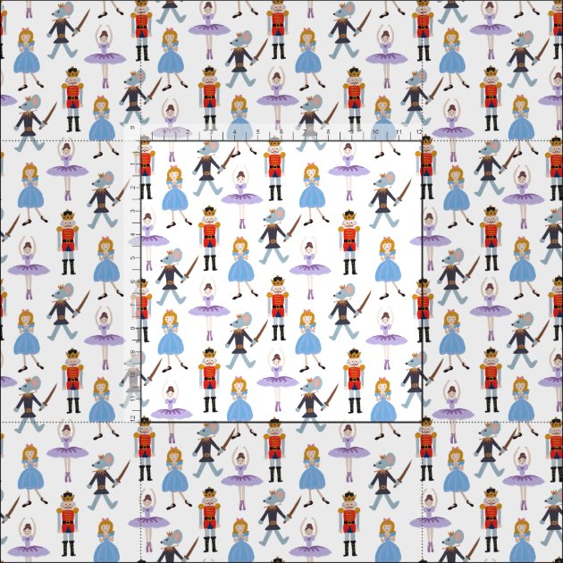 Nutcracker Characters Fabric | Zazzle