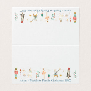 Nutcracker Characters Table Seating Place Card