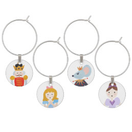 Nutcracker Characters Wine Charm