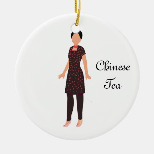 Nutcracker Chinese Tea Keepsake Ornament