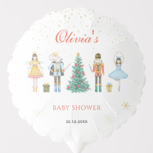 Nutcracker Christmas Baby Shower Balloon