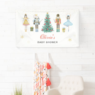 Nutcracker Christmas Baby Shower Banner
