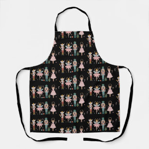 Nutcracker Christmas Ballet Cute Holiday Apron