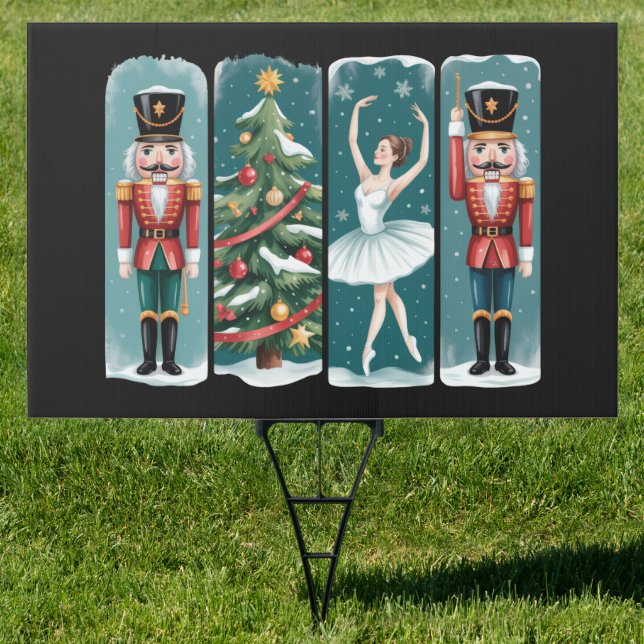 Nutcracker Christmas Ballet Holiday Scene Sign (Insitu)