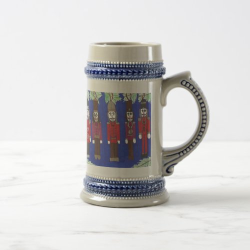 Nutcracker Christmas Beer Stein