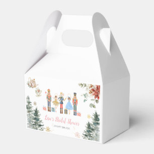 Nutcracker Christmas Bridal Shower Tea Favor Boxes