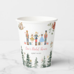 Nutcracker Christmas Bridal Shower Tea Paper Cups