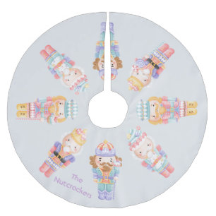 Nutcracker Christmas Brushed Polyester Tree Skirt