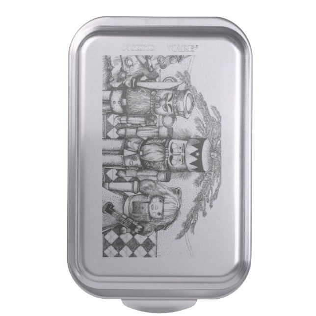 Nutcracker Christmas Cake Pan (Front Vertical)