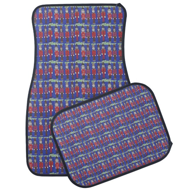 Nutcracker Christmas  Car Floor Mat (Set)