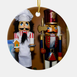 Nutcracker Christmas Ceramic Ornament