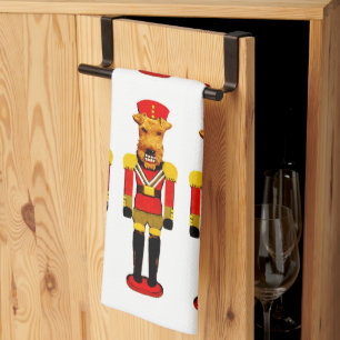 Nutcracker Christmas Dogs Kitchen Towel