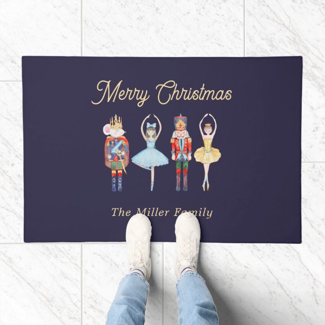 Nutcracker Christmas  Doormat (Indoor)
