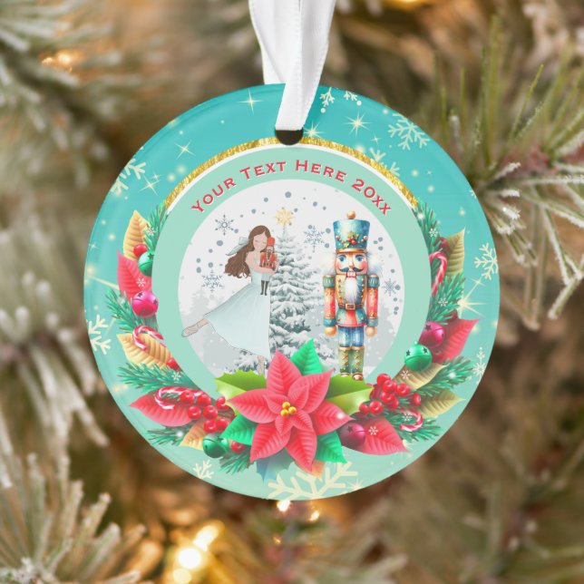 Nutcracker Christmas, Family Holiday Keepsake Gift Ornament (Tree)