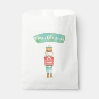 Nutcracker Christmas Favor Bag