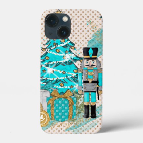 nutcracker christmas flower iPhone 13 mini case