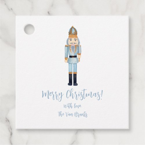 Nutcracker Christmas Gift Tag