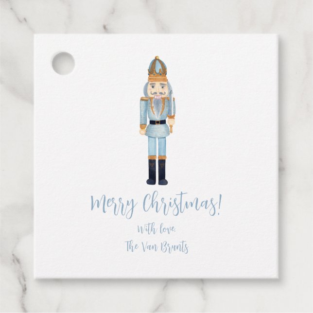 Nutcracker Christmas Gift Tag (Front)