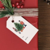 Red & Green Merry Christmas Gift Tags