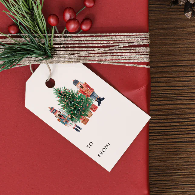 Nutcracker Christmas Gift Tags Zazzle