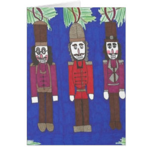 Nutcracker Christmas Greeting Card