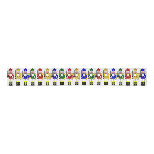 Nutcracker Christmas  Grosgrain Ribbon (Front)