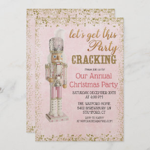 Nutcracker Christmas Holiday Invitation