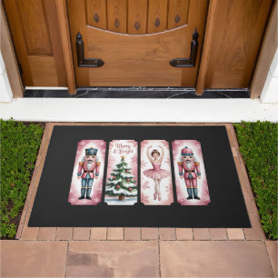 Nutcracker Christmas Holiday Party Gift Festive Doormat