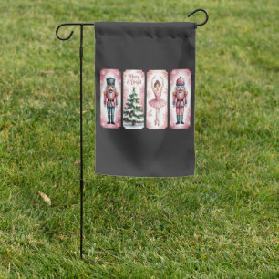 Nutcracker Christmas Holiday Party Gift Festive  Garden Flag