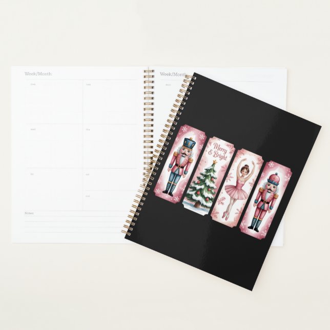 Nutcracker Christmas Holiday Party Gift Festive  Planner (Display)