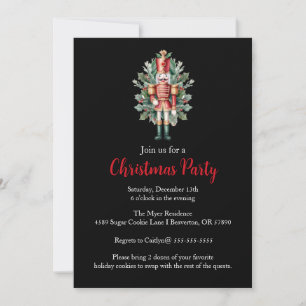 Nutcracker Christmas Holiday Party Invite