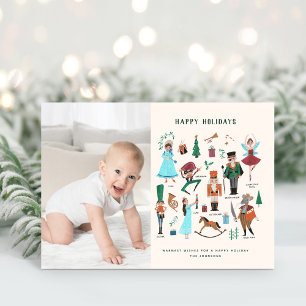 Nutcracker   Christmas Holiday   Photo Card