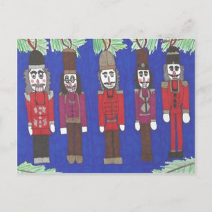 Nutcracker Christmas Holiday Postcard