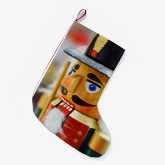Nutcracker Christmas Holiday Seasons Greetings Art Small Christmas Stocking