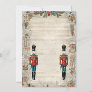Nutcracker Christmas Invitation Template   Vintage