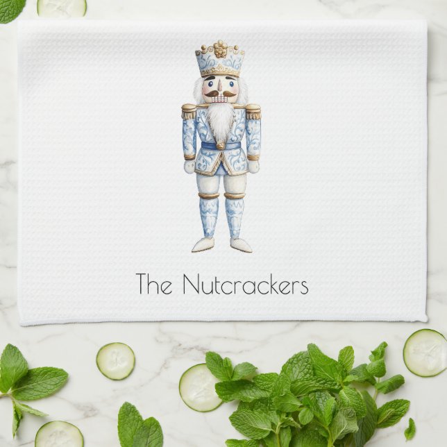 Nutcracker Christmas Kitchen Towel (Folded)