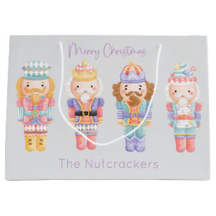 Nutcracker Christmas Large Gift Bag