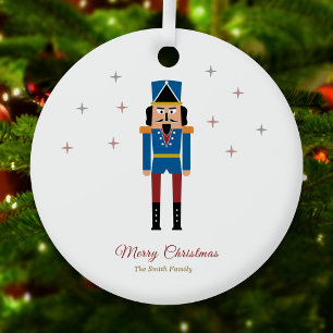 Nutcracker Christmas Metal Ornament