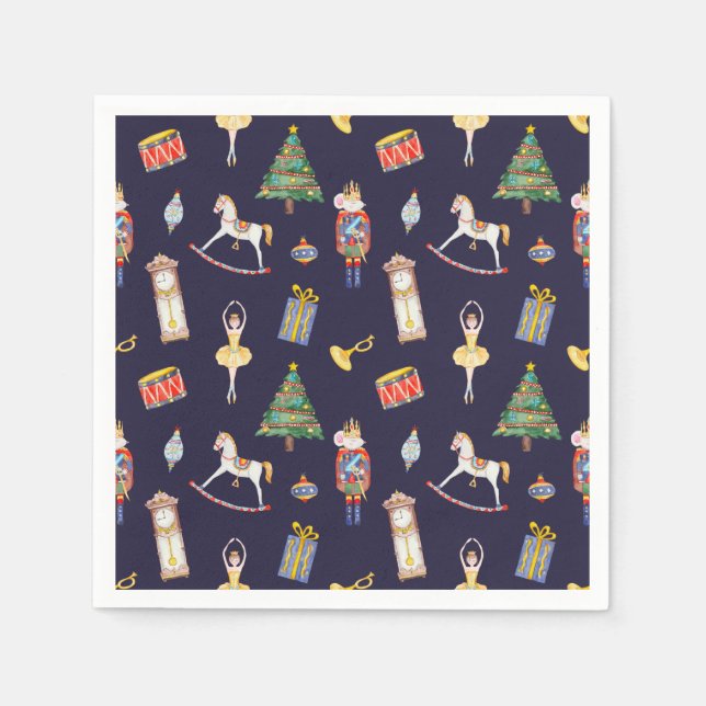 Nutcracker Christmas  Napkins (Front)