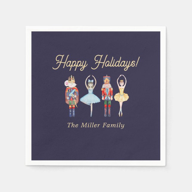 Nutcracker Christmas  Napkins (Front)
