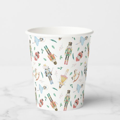 Nutcracker Christmas Paper Cups