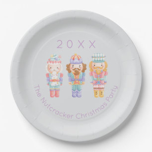 Nutcracker Christmas Paper Plates