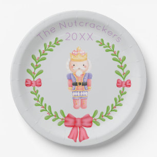 Nutcracker Christmas Paper Plates