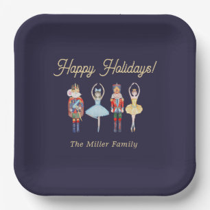 Nutcracker Christmas  Paper Plates