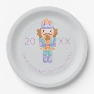 Nutcracker Christmas Paper Plates