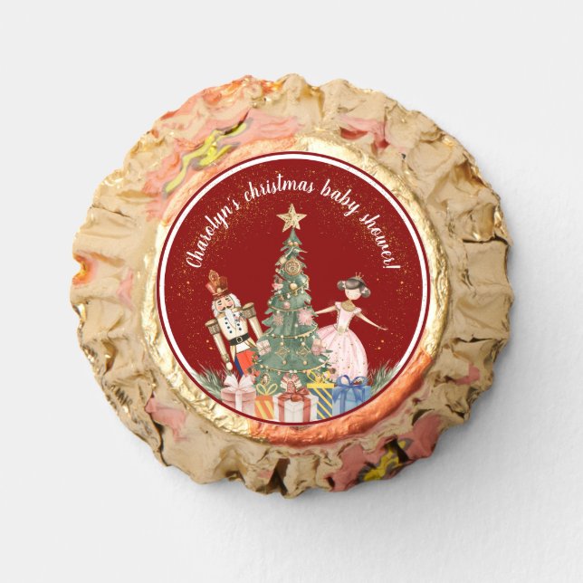 Nutcracker Christmas Party Baby Shower Reese's Peanut Butter Cups (Front)