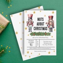 Nutcracker Christmas Party Invitation