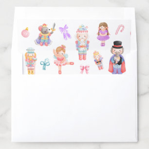 Nutcracker Christmas Pattern Envelope Liner