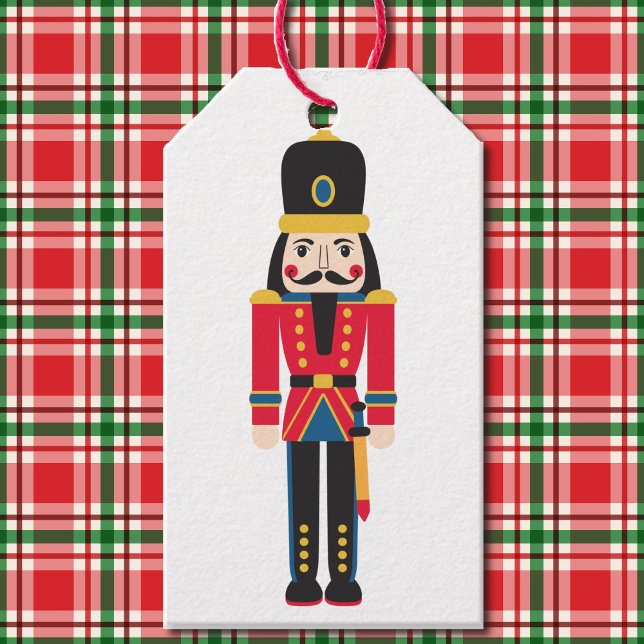 Nutcracker Christmas Personalize Gift Tag (Creator Uploaded)
