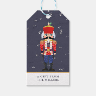 Nutcracker Christmas Personalized Ornament Gift Tags